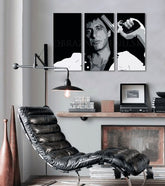 I più grandi mafiosi su tela SCARFACE - TONY MONTANA con pistola in mano 120x80 cm